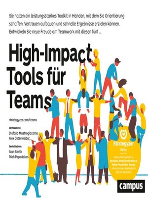 cover image of High-Impact Tools für Teams